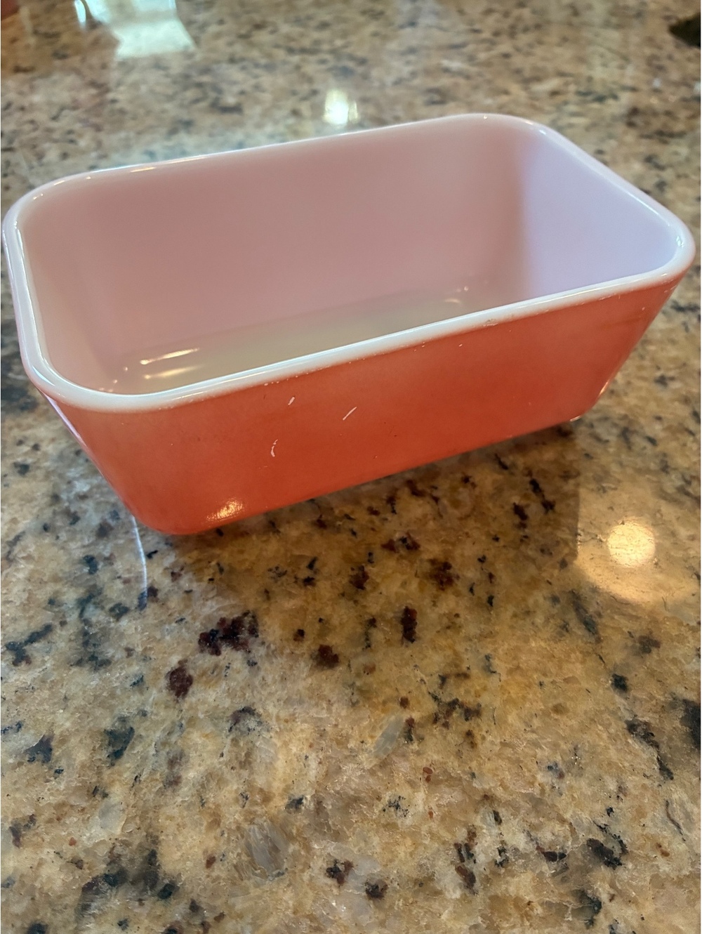 Vintage Pink Pyrex loaf pan